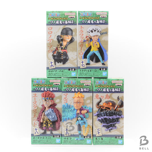 ONE PIECE World Collectable Figure Wanokuni Onigashima Vol.4 Set of 5 WCF new