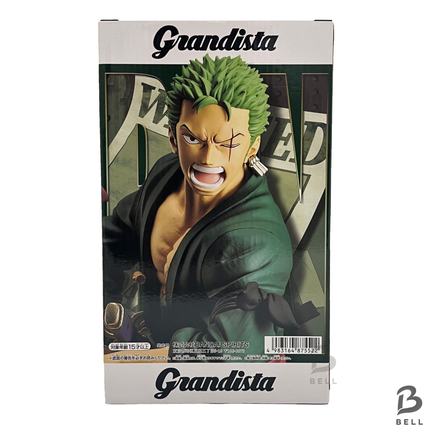 Banpresto One Piece Grandista Nero Roronoa Zoro Figure Japan Anime New
