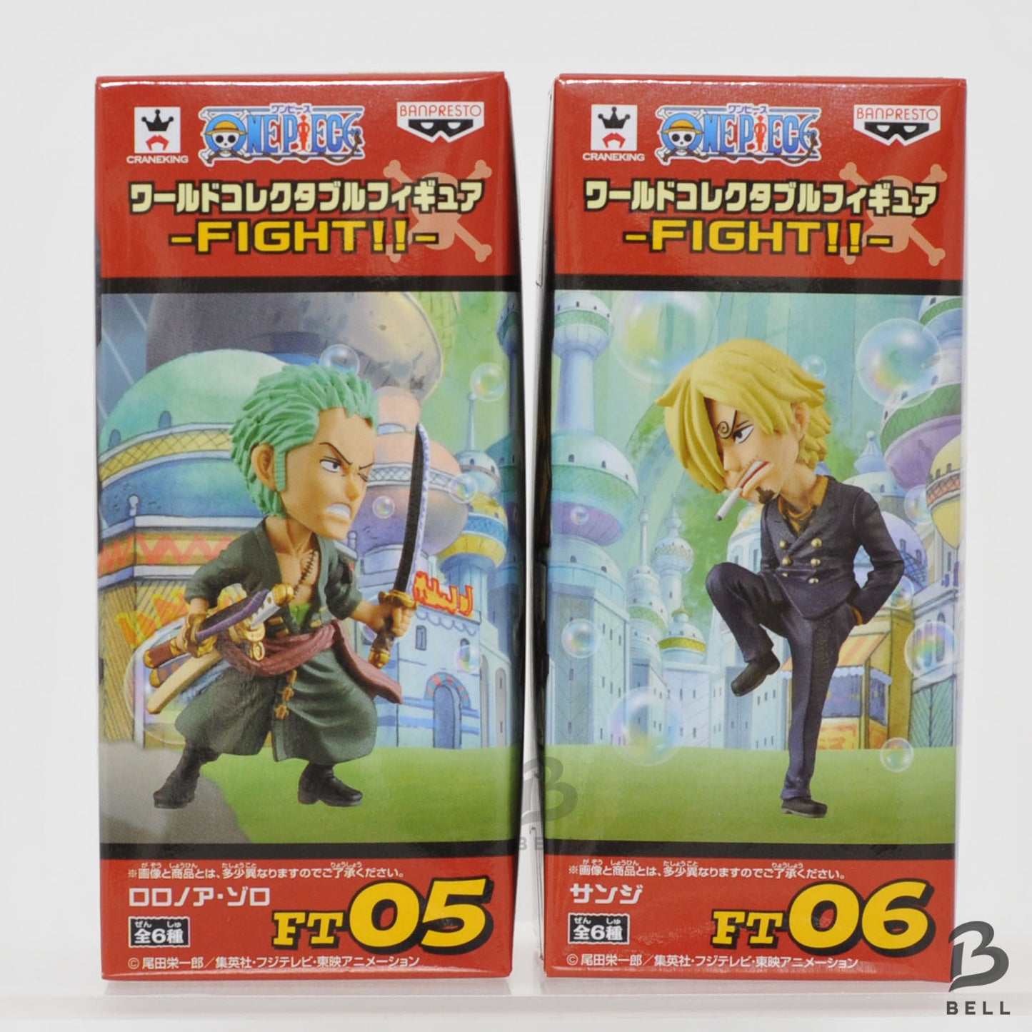 ONE PIECE World Collectable Figure Roronoa Zoro Sanji FT05 06 WCF Japan New