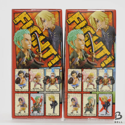 ONE PIECE World Collectable Figure Roronoa Zoro Sanji FT05 06 WCF Japan New