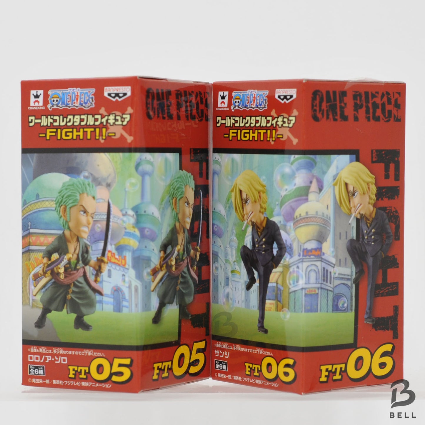 ONE PIECE World Collectable Figure Roronoa Zoro Sanji FT05 06 WCF Japan New