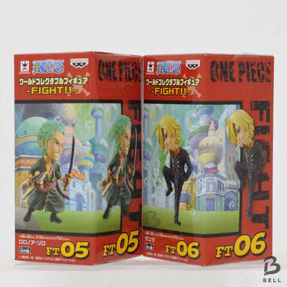 ONE PIECE World Collectable Figure Roronoa Zoro Sanji FT05 06 WCF Japan New