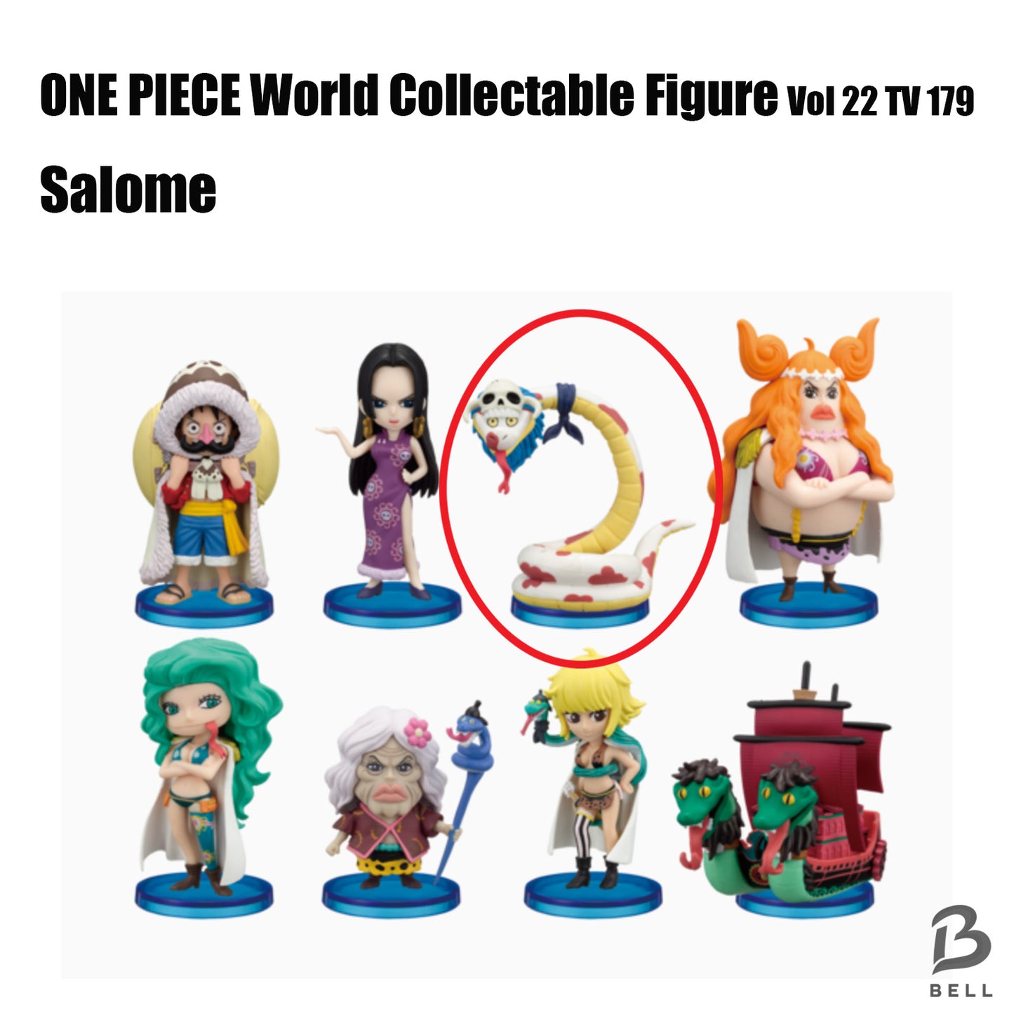 ONE PIECE Salome World Collectable Figure Vol 22 TV 179 Japan anime WCF New Toy