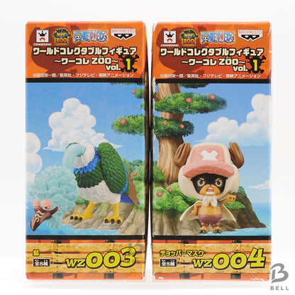 ONE PIECE World Collectable Figure Zoo vol.1 TONY TONY CHOPPER WZ004 & 003 WCF