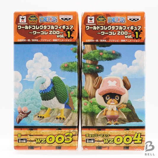 ONE PIECE World Collectable Figure Zoo vol.1 TONY TONY CHOPPER WZ004 & 003 WCF