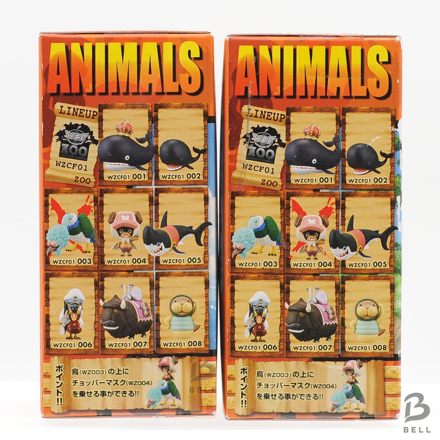 ONE PIECE World Collectable Figure Zoo vol.1 TONY TONY CHOPPER WZ004 & 003 WCF