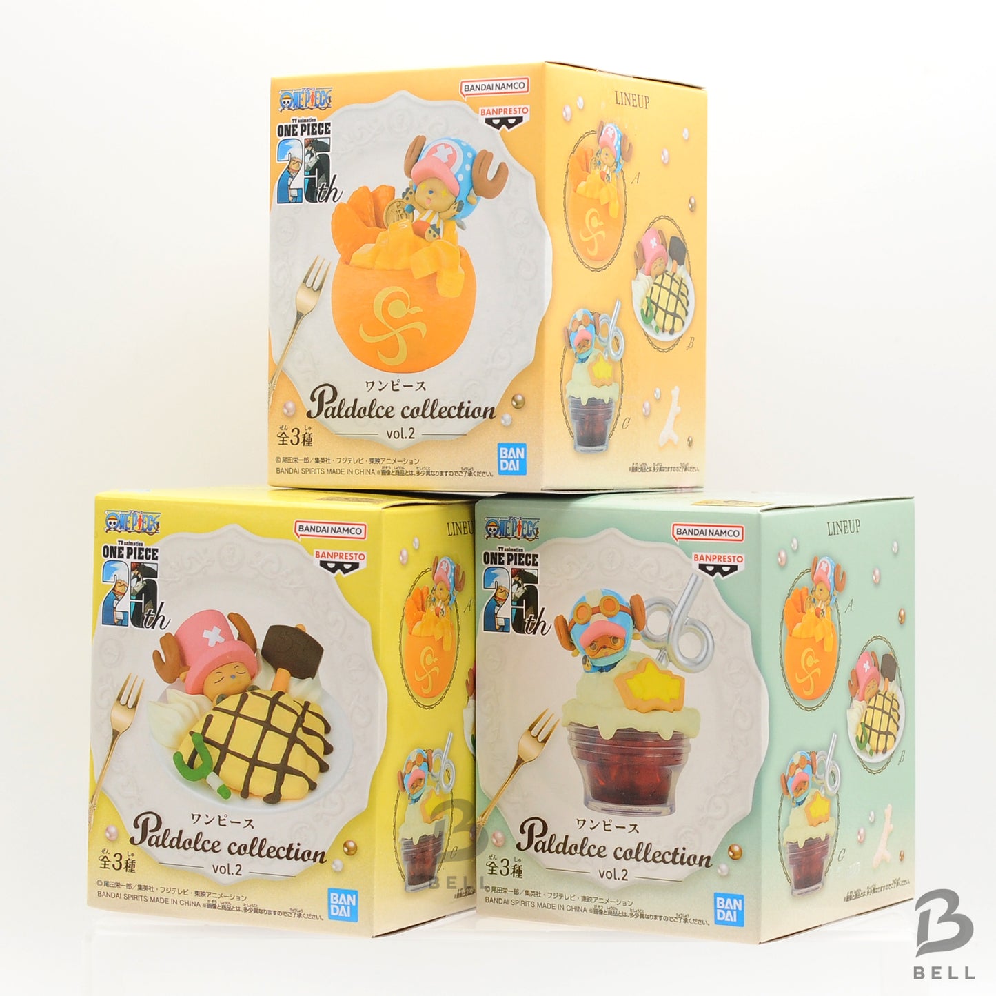 One Piece Paldolce Collection Tony Tony Chopper Figure 6cm 3sets New Japan Anime