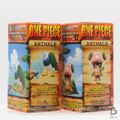 ONE PIECE World Collectable Figure Zoo vol.1 TONY TONY CHOPPER WZ004 & 003 WCF
