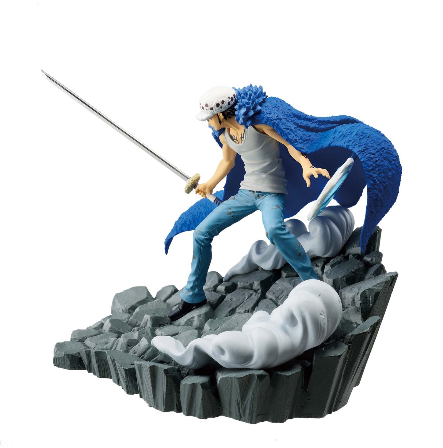 BANPRESTO One Piece Senkou Zekkei Figure TRAFALGAR.LAW VS MARSHALL.D.TEACH Set 2
