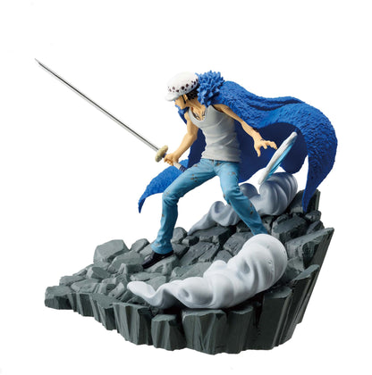 BANPRESTO One Piece Senkou Zekkei Figure TRAFALGAR.LAW VS MARSHALL.D.TEACH Set 2
