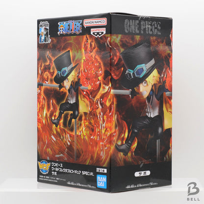 ONE PIECE WCF Brothers Set Luffy Gear5 & Sabo Fire Fist Figure World Collectable