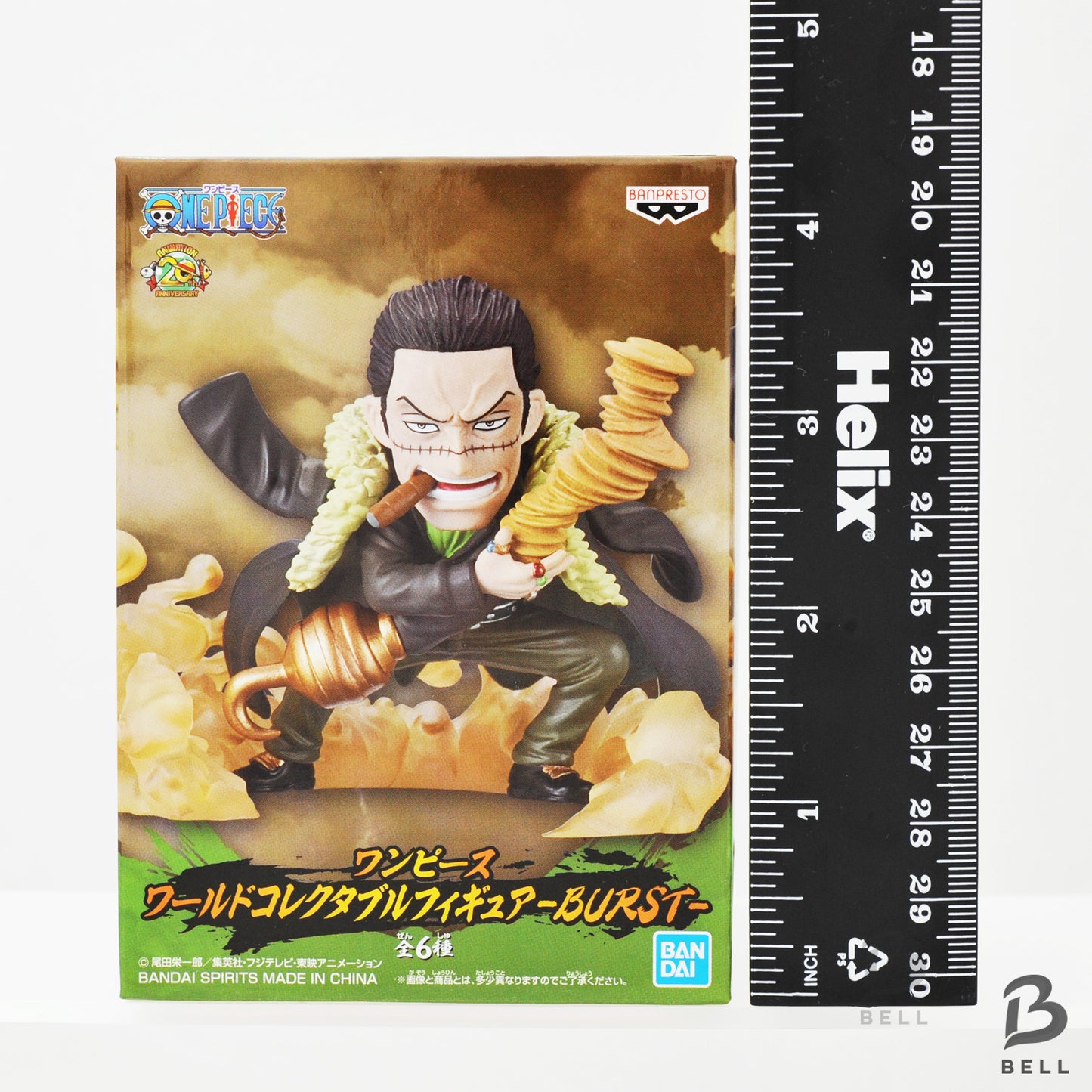 ONE PIECE WCF BURST Luffy Marco Shanks Crocodile 4 Figure Set Banpresto Japan New