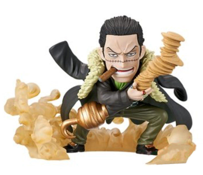 ONE PIECE WCF BURST Luffy Marco Shanks Crocodile 4 Figure Set Banpresto Japan New