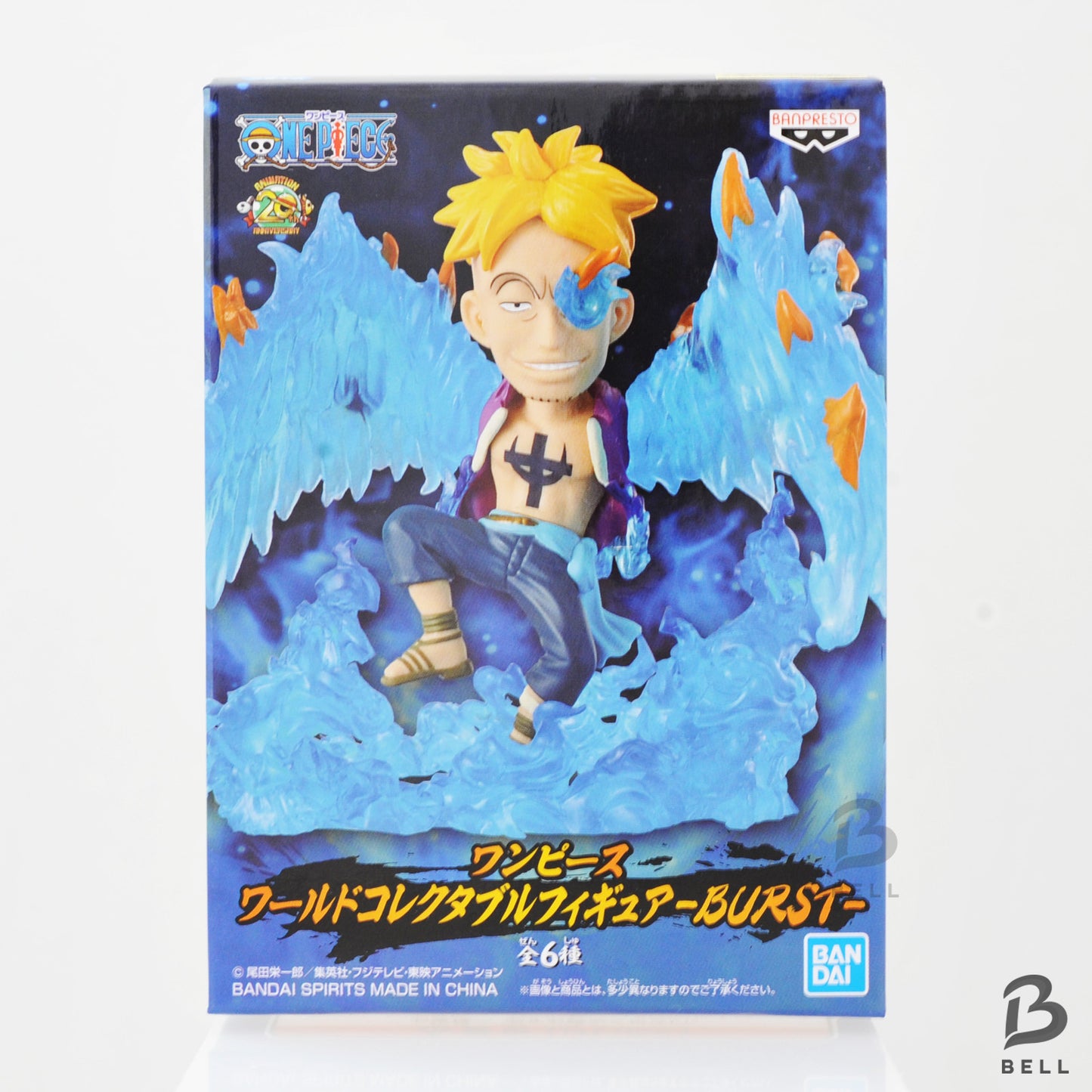 ONE PIECE WCF BURST Luffy Marco Shanks Crocodile 4 Figure Set Banpresto Japan New