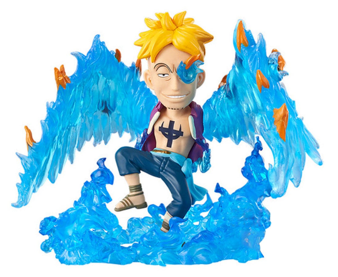 ONE PIECE WCF BURST Luffy Marco Shanks Crocodile 4 Figure Set Banpresto Japan New