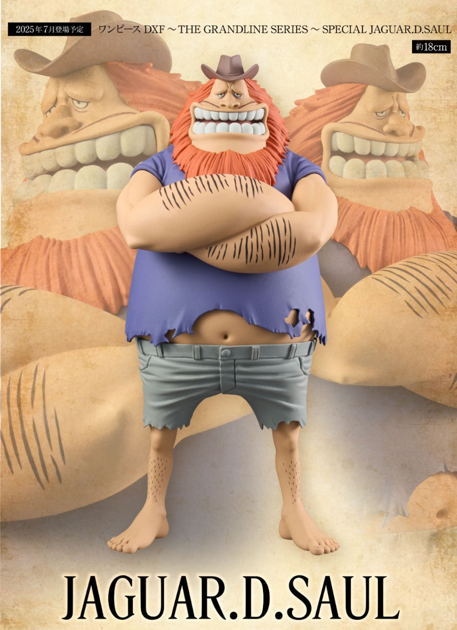 One Piece DXF THE GRANDLINE SERIES SPECIAL JAGUAR.D.SAUL Figure from JAPAN BNIB