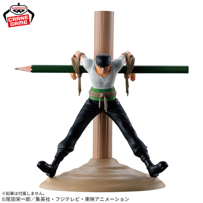 One Piece Fig Life! Pirate Hunter Zoro PVC Figure Anime Collectible Japan Manga