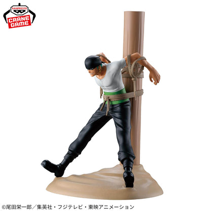 One Piece Fig Life! Pirate Hunter Zoro PVC Figure Anime Collectible Japan Manga