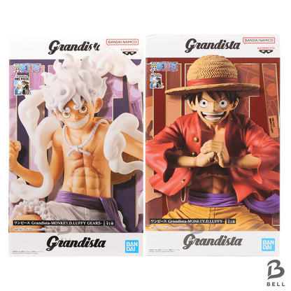 One Piece Grandista Luffy Gear 5 Nika & Luffy Figure Set 2pcs Banpresto Japan