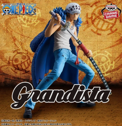One Piece Grandista Luffy Trafalgar Law Figure Set 2pcs Banpresto Authentic new