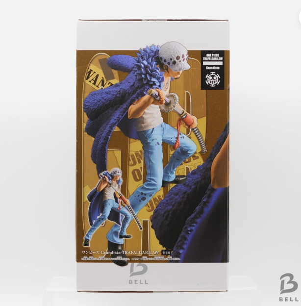 One Piece Grandista Luffy Trafalgar Law Figure Set 2pcs Banpresto Authentic new