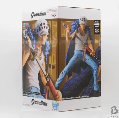 One Piece Grandista Luffy Trafalgar Law Figure Set 2pcs Banpresto Authentic new