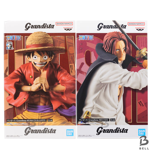 ONE PIECE Grandista Monkey D. Luffy & Shanks Figure Set of 2 - Banpresto