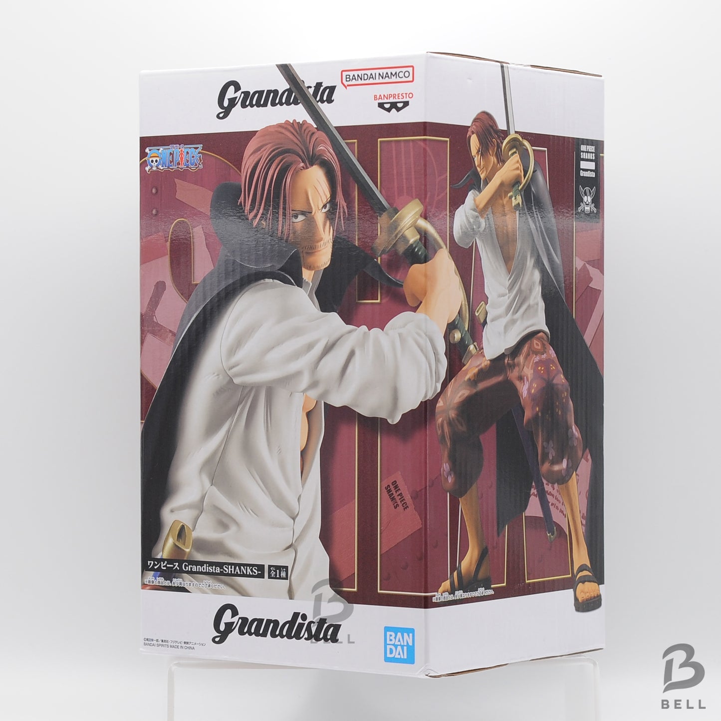 One Piece Grandista Red-Haired-SHANKS- Figure BANPRESTO Japan Anime-Manga BNIB