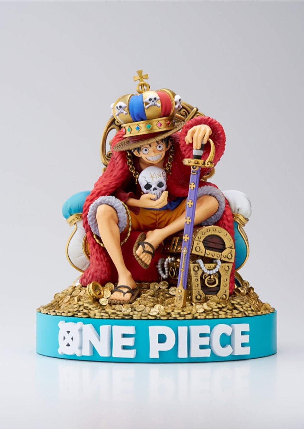 One Piece KING Monkey D. Luffy Deluxe Diorama Figure Banpresto Anime BNIB Japan