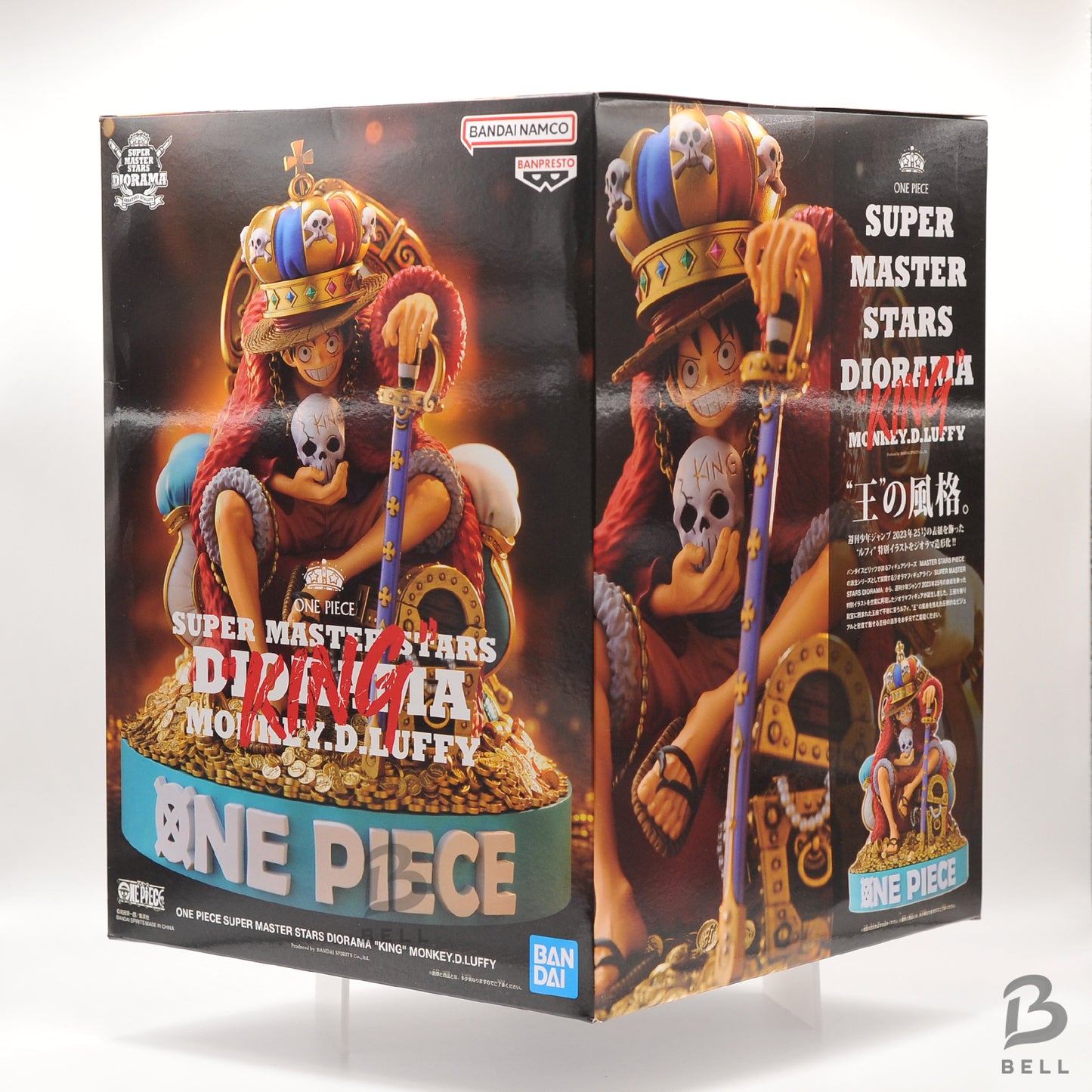 One Piece KING Monkey D. Luffy Deluxe Diorama Figure Banpresto Anime BNIB Japan