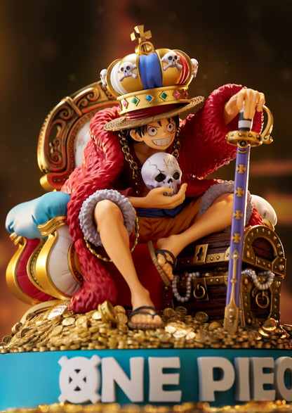 One Piece KING Monkey D. Luffy Deluxe Diorama Figure Banpresto Anime BNIB Japan