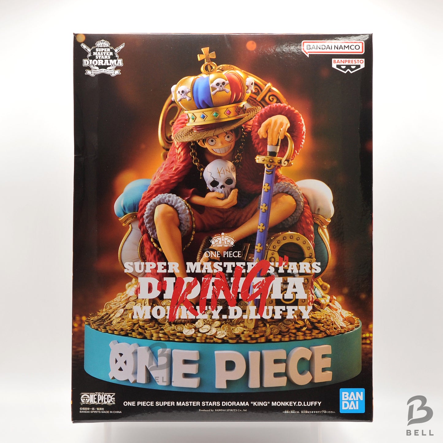 One Piece KING Monkey D. Luffy Deluxe Diorama Figure Banpresto Anime BNIB Japan