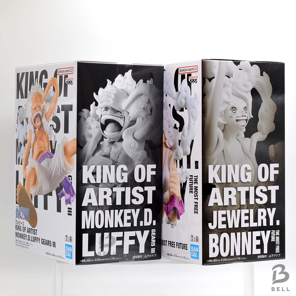 One Piece King of Artist Luffy Gear5 III & Jewelry Bonney Figure Set New Japan
