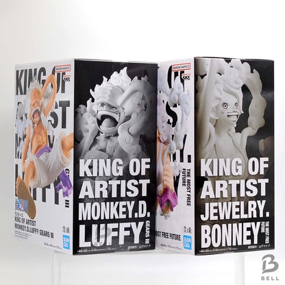 One Piece King of Artist Luffy Gear5 III & Jewelry Bonney Figure Set New Japan