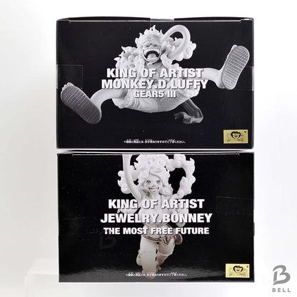 One Piece King of Artist Luffy Gear5 III & Jewelry Bonney Figure Set New Japan