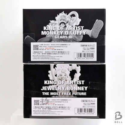 One Piece King of Artist Luffy Gear5 III & Jewelry Bonney Figure Set New Japan