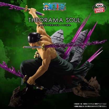 One Piece Roronoa Zoro THEORAMA SOUL Banpresto Diorama Figure Anime Japan NEW