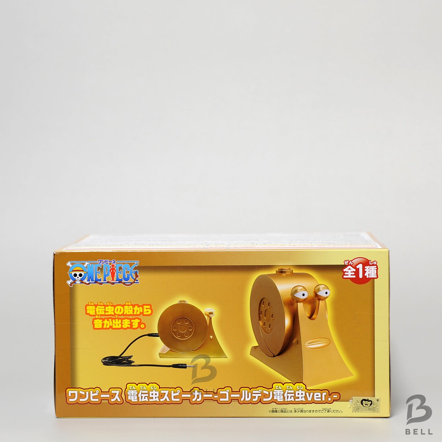 One Piece Transponder Snail Speaker Figure Golden Den Den mushi Japan Anime New