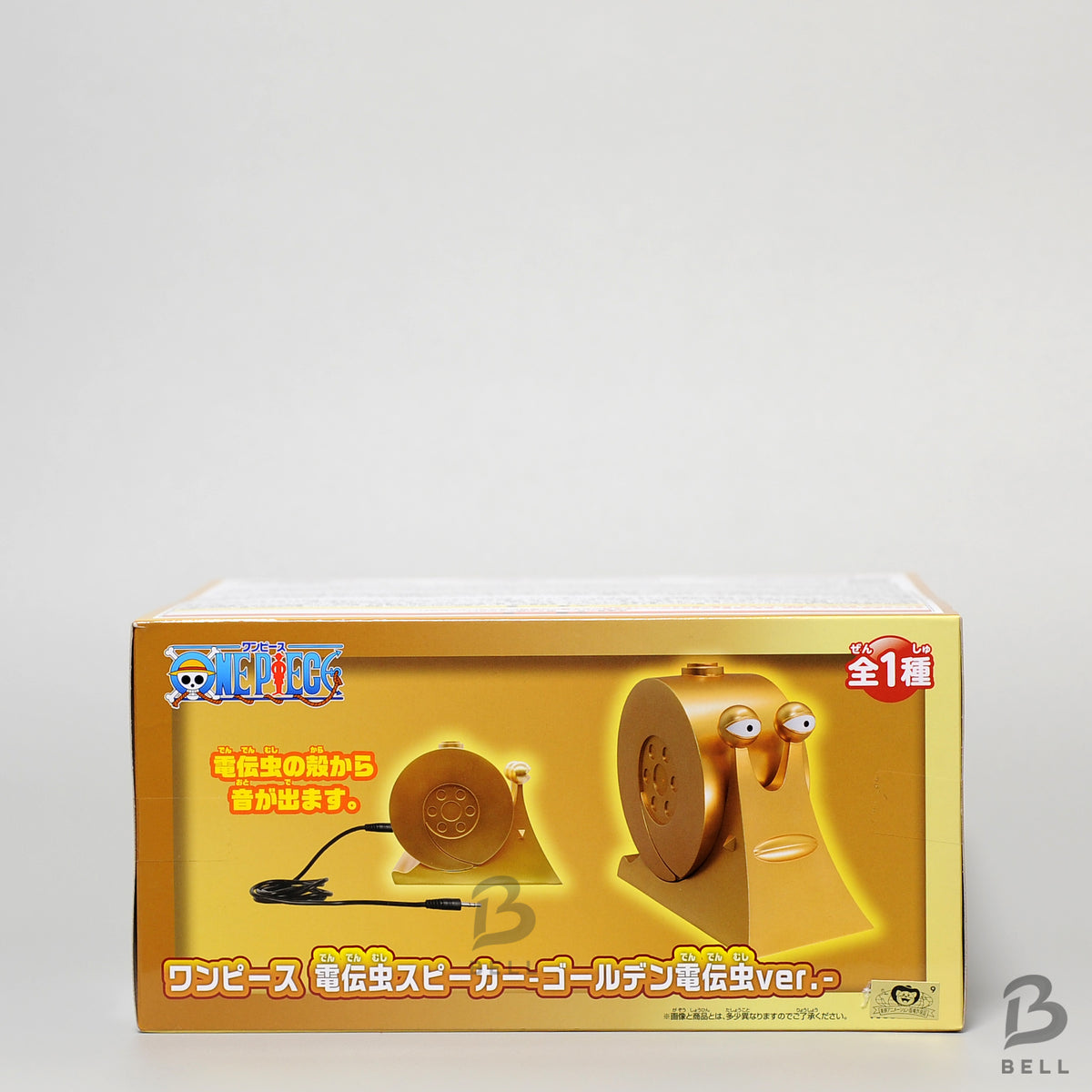 ONE PIECE Den Den Mushi Speaker Set 4pcs Zoro Robin Jinbe Gold Japan Figure new