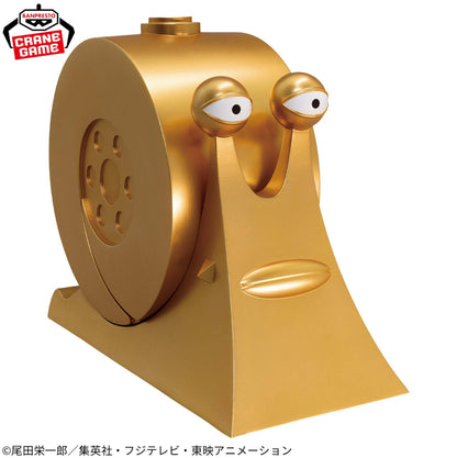 One Piece Transponder Snail Speaker Figure Golden Den Den mushi Japan Anime New