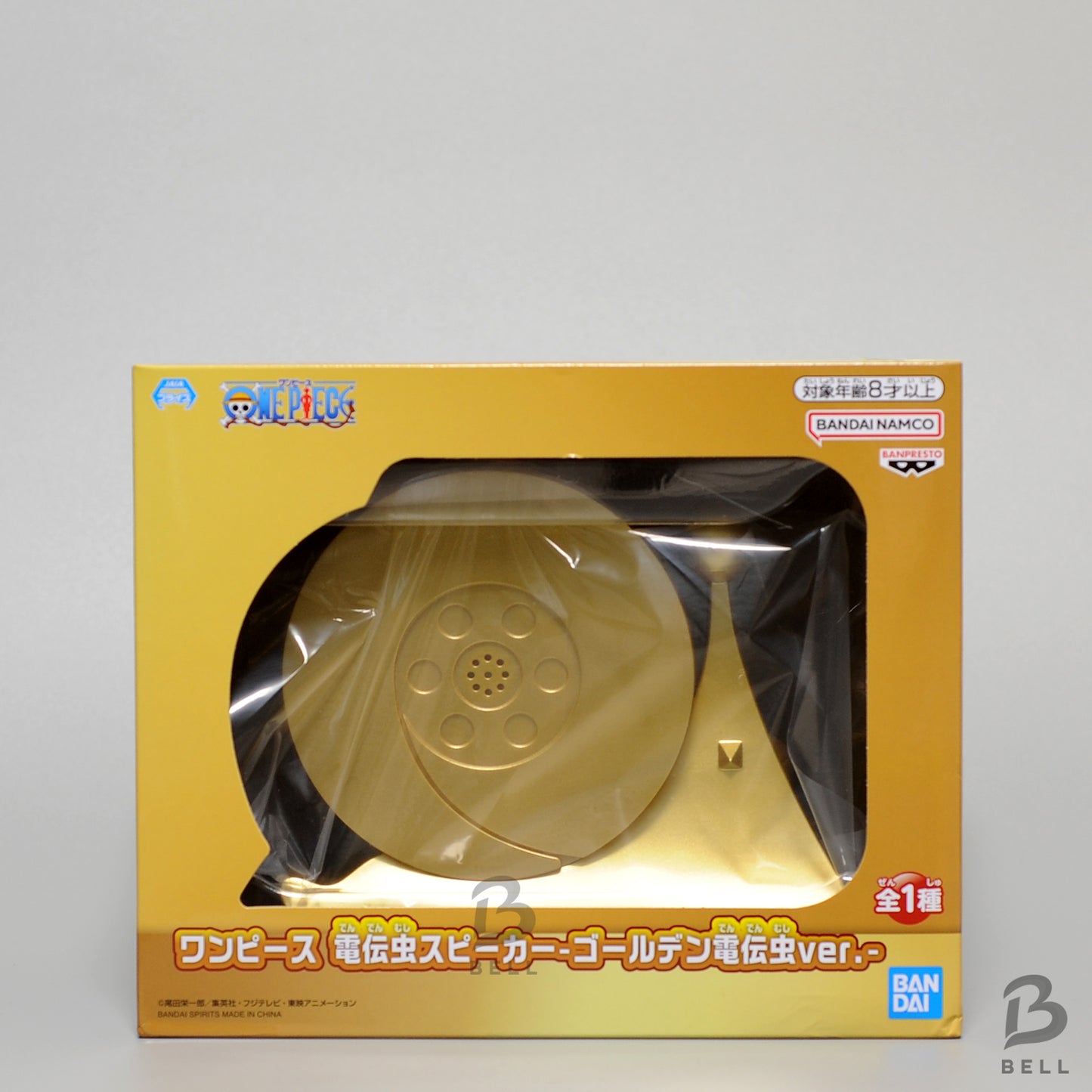 One Piece Transponder Snail Speaker Figure Golden Den Den mushi Japan Anime New