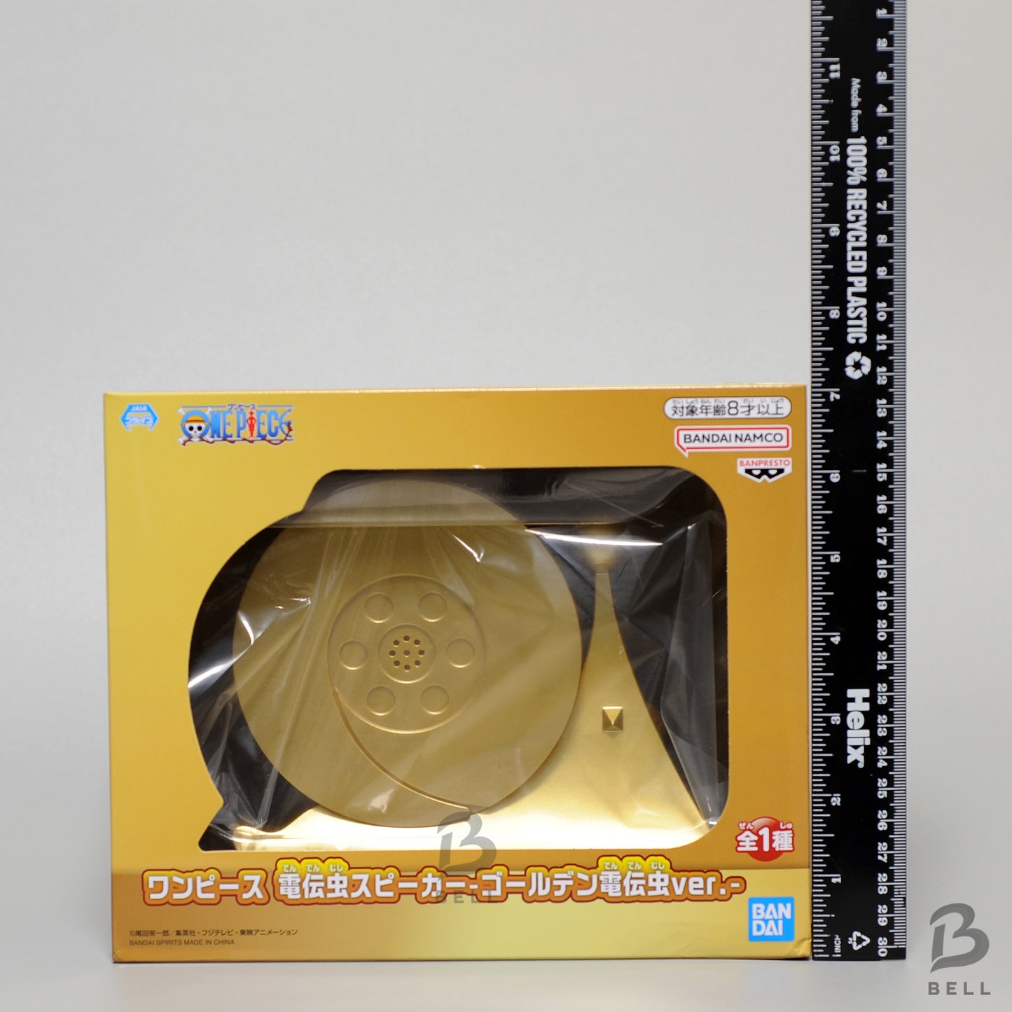 One Piece Transponder Snail Speaker Figure Golden Den Den mushi Japan Anime New