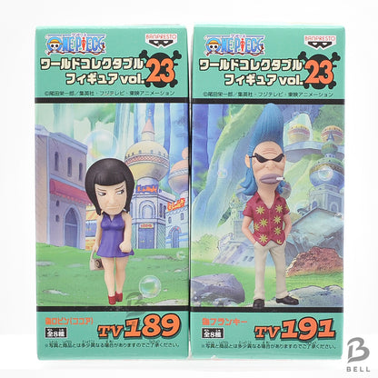 One Piece WCF Banpresto Vol.23 Fake Robin TV189 Franky TV191 Figure 2pcs Set JP