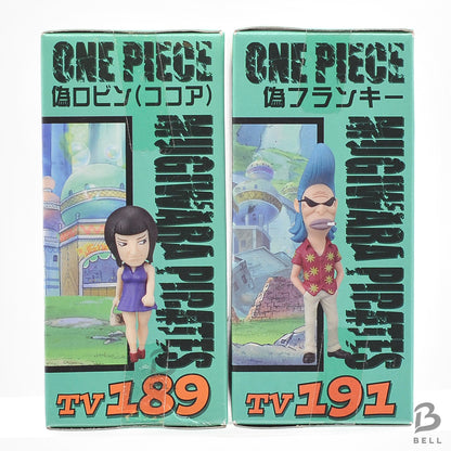 One Piece WCF Banpresto Vol.23 Fake Robin TV189 Franky TV191 Figure 2pcs Set JP