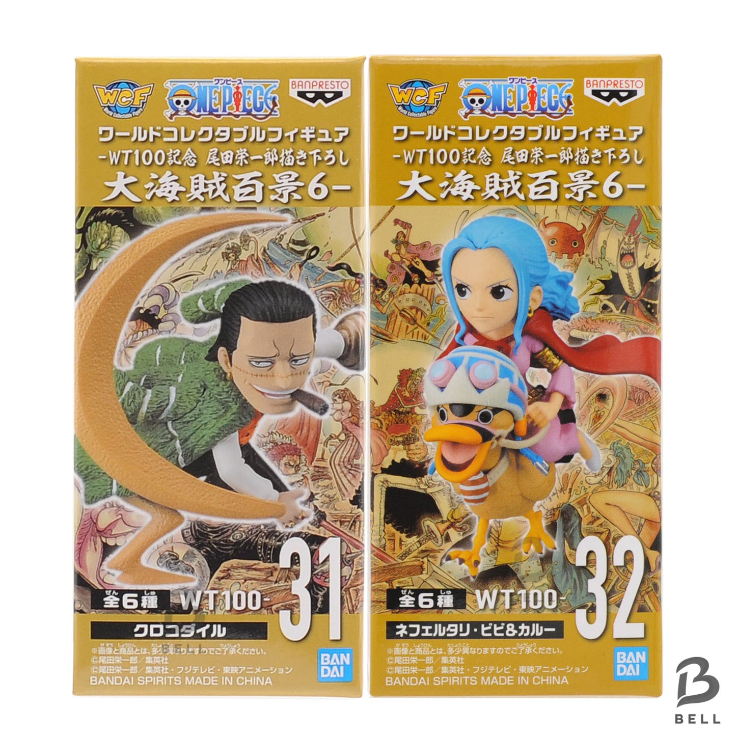 One Piece WCF Crocodile Vivi Karoo Set WT100 Vol.6 Banpresto Figure JP Authentic