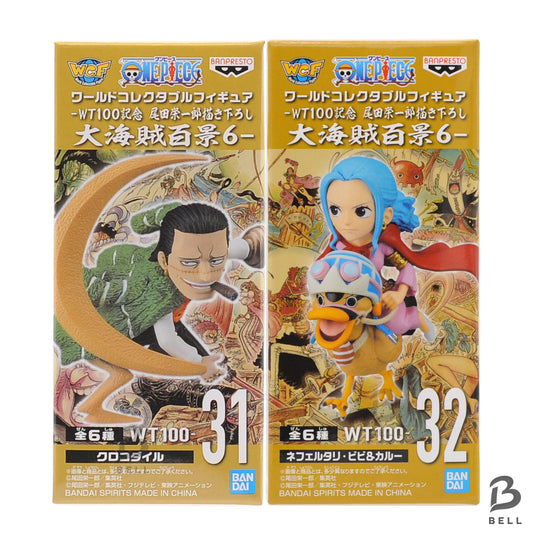 One Piece WCF Crocodile Vivi Karoo Set WT100 Vol.6 Banpresto Figure JP Authentic