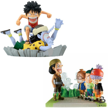 ONE PIECE WCF Log Stories Luffy vs Arlong & Usopp Pirates Set of 2