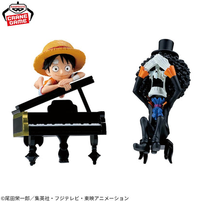 One Piece WCF Log Stories Monkey D Luffy Brook Figure Banpresto Anime Japan New