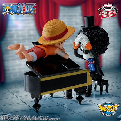 One Piece WCF Log Stories Monkey D Luffy Brook Figure Banpresto Anime Japan New