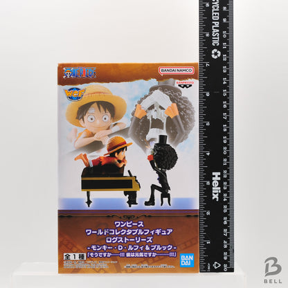One Piece WCF Log Stories Monkey D Luffy Brook Figure Banpresto Anime Japan New
